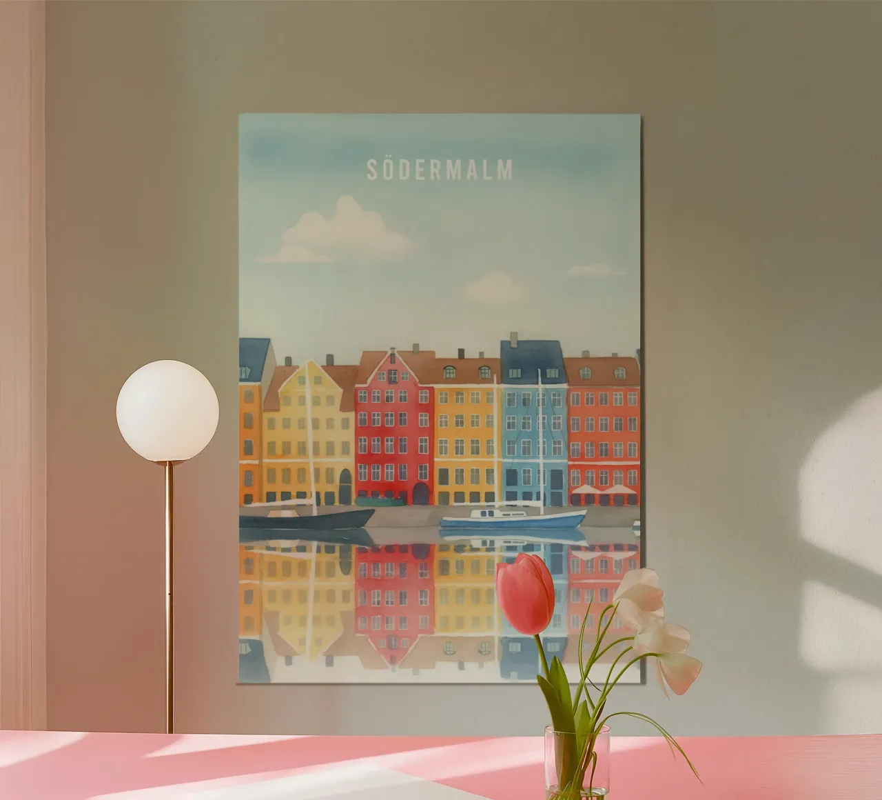 Södermalm Stockholm poster da Attaboy Dsgn