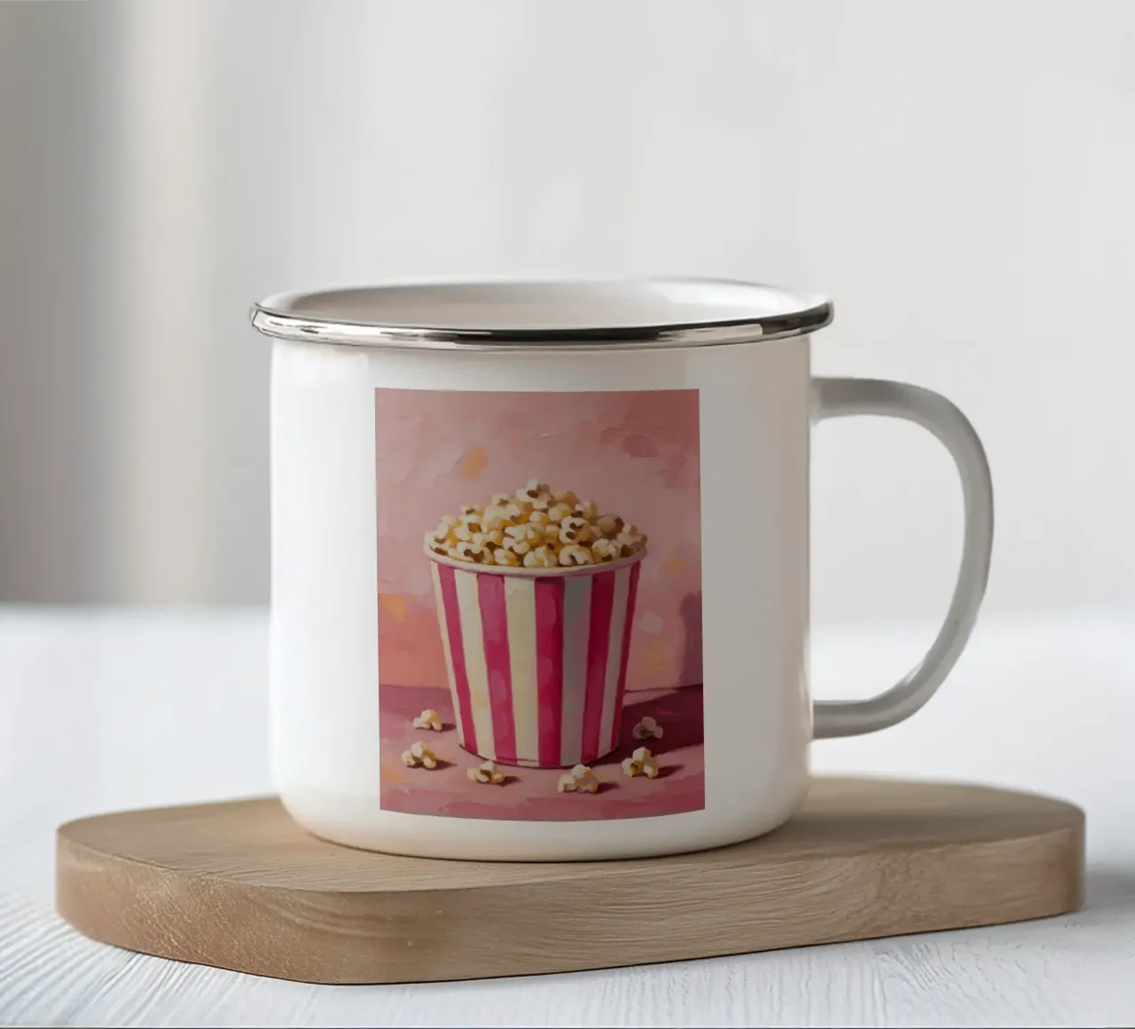 Popcorn Painting tazza in smalto da Attaboy Dsgn
