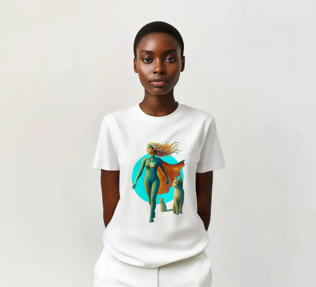 WONDER PUZZ t-shirt da Vintage Van Gogh