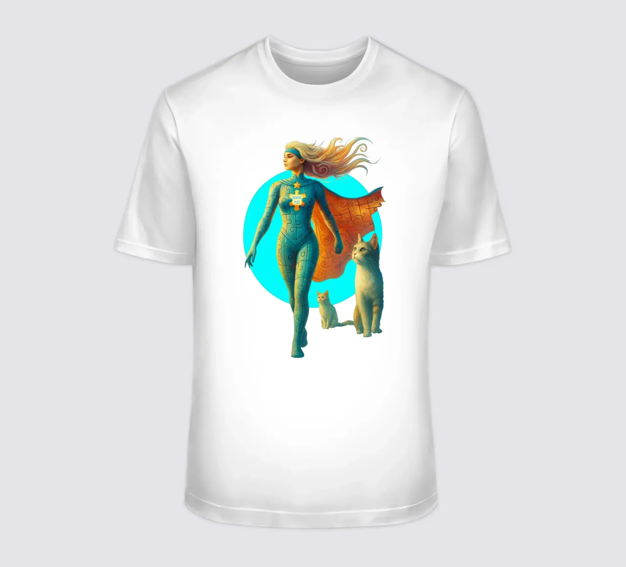 WONDER PUZZ t-shirt da Vintage Van Gogh
