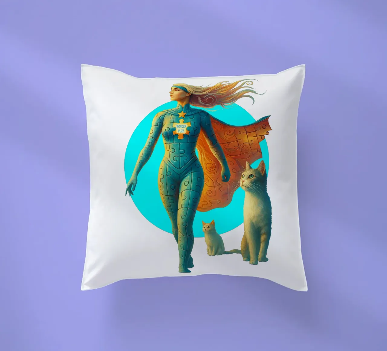 WONDER PUZZ cuscino da Vintage Van Gogh