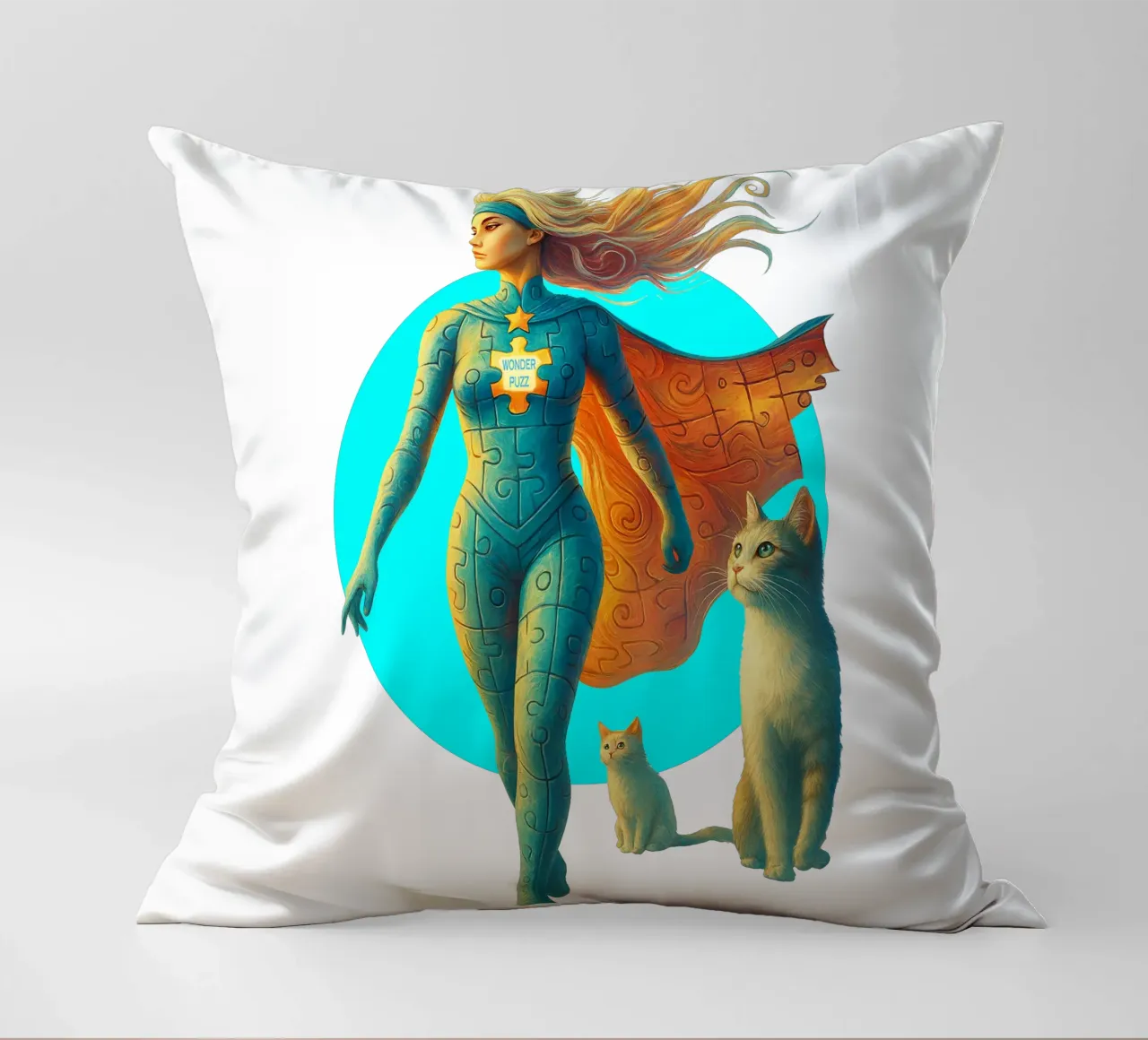 WONDER PUZZ cuscino da Vintage Van Gogh