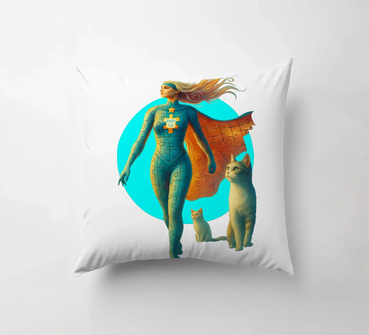 WONDER PUZZ cuscino da Vintage Van Gogh