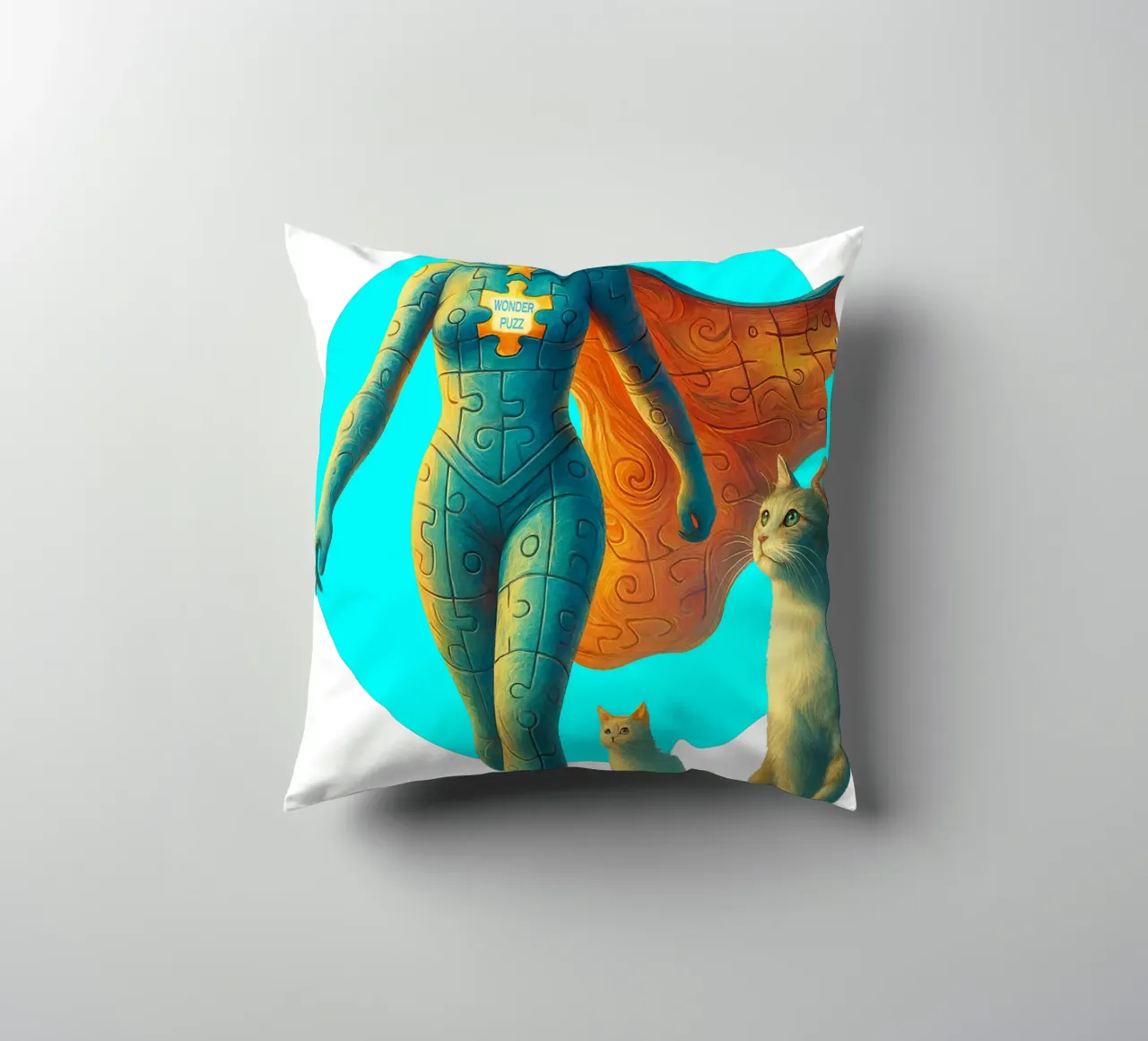 WONDER PUZZ cuscino da Vintage Van Gogh