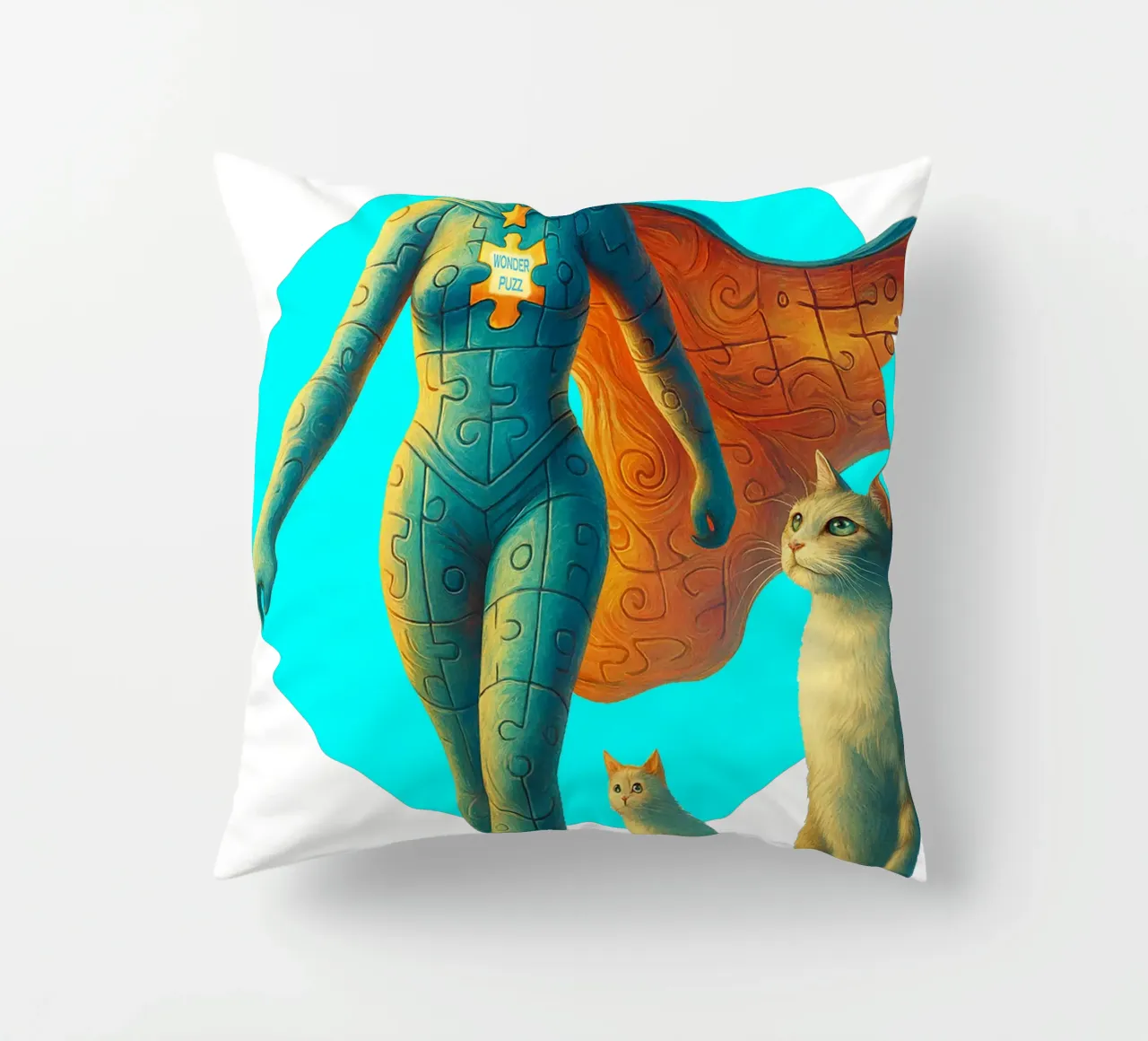WONDER PUZZ cuscino da Vintage Van Gogh