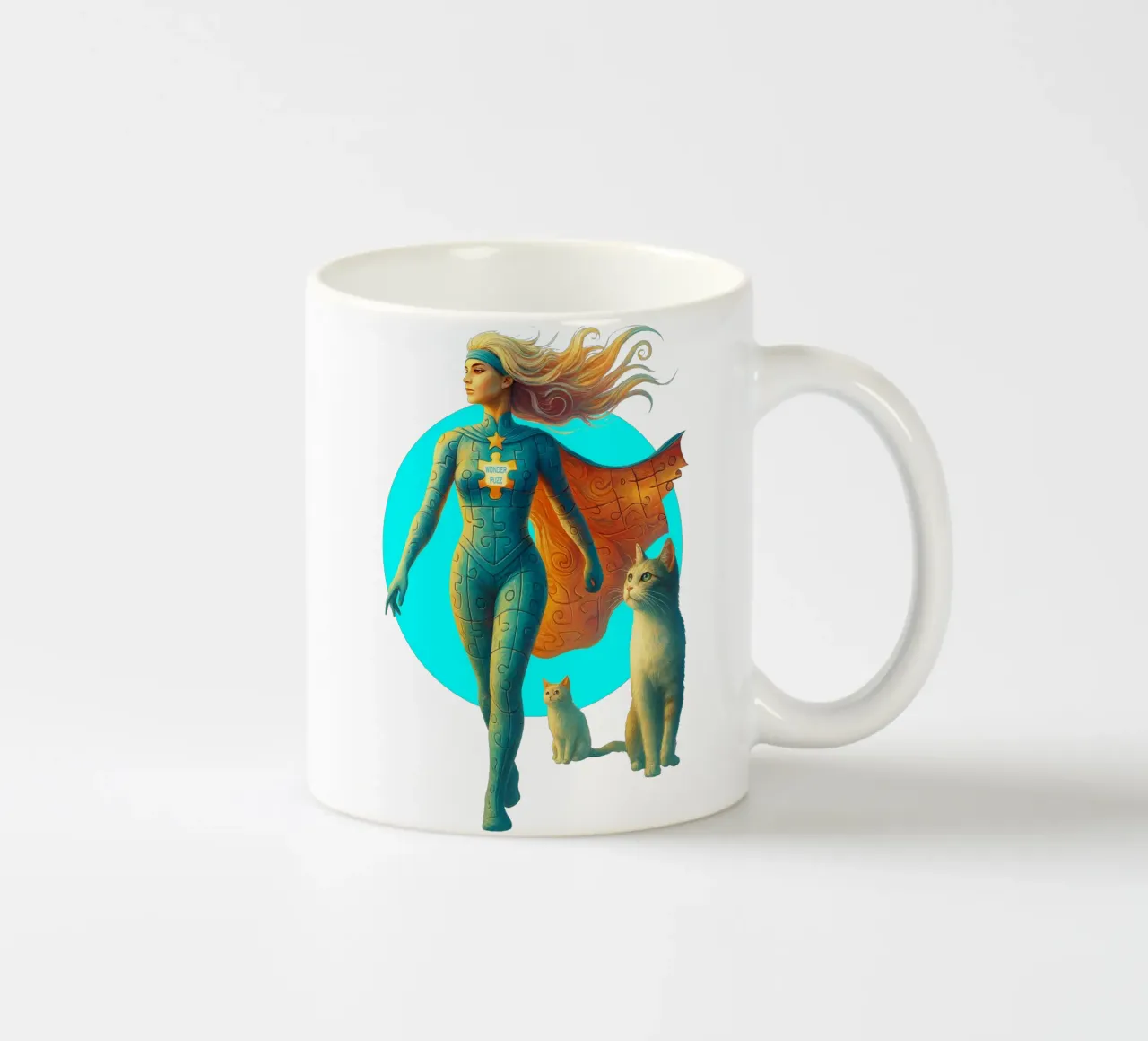 WONDER PUZZ tazza in ceramica da Vintage Van Gogh