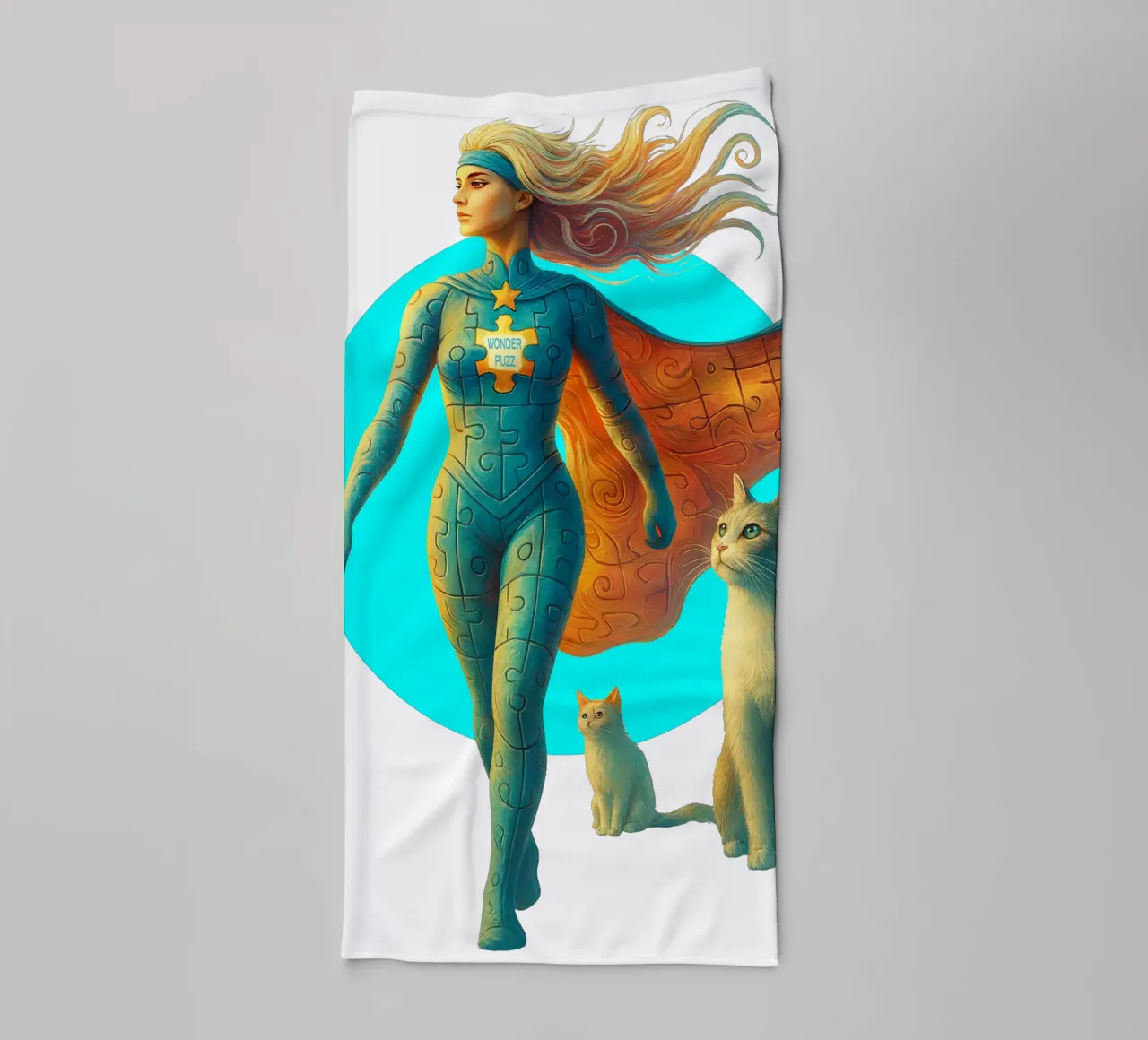 WONDER PUZZ asciugamano da bagno da Vintage Van Gogh