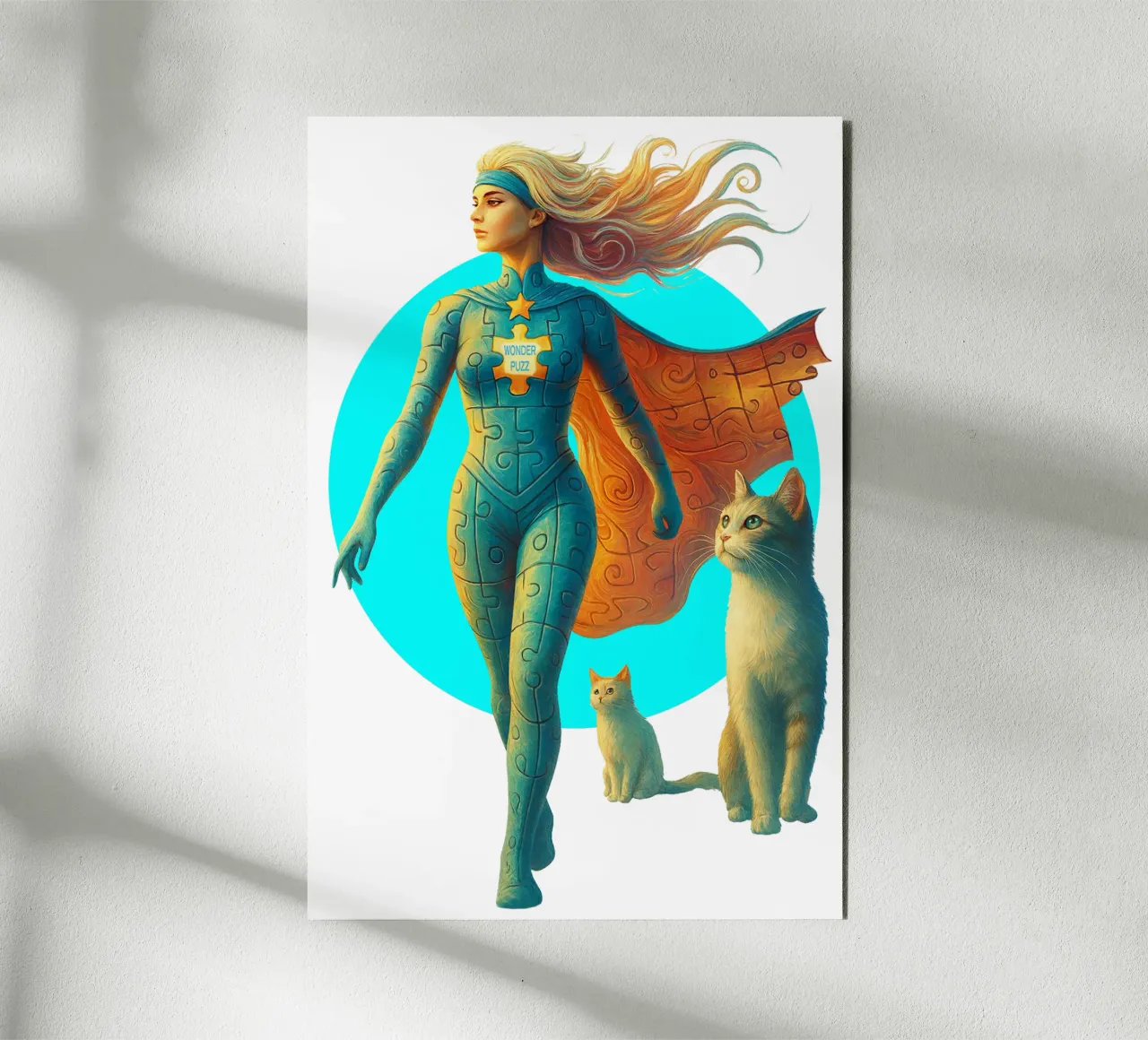 WONDER PUZZ alluminio dibond da Vintage Van Gogh