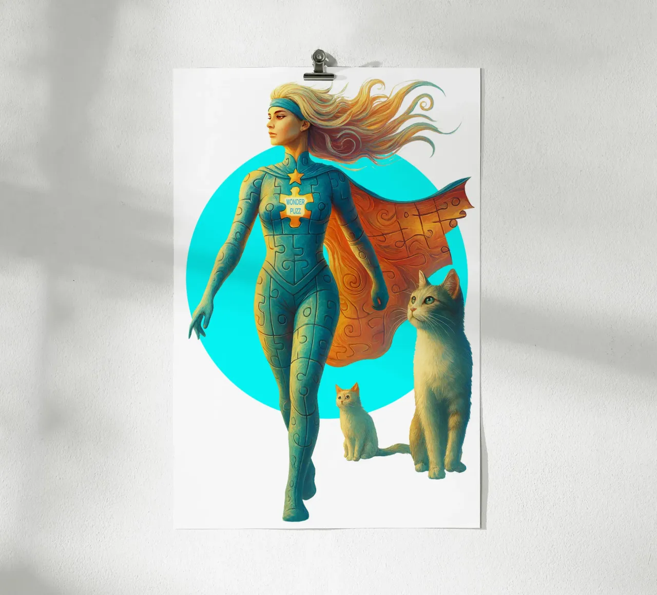 WONDER PUZZ poster da Vintage Van Gogh
