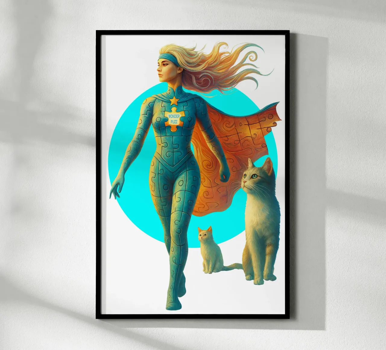 WONDER PUZZ poster da Vintage Van Gogh