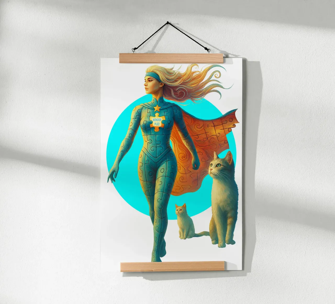 WONDER PUZZ poster da Vintage Van Gogh