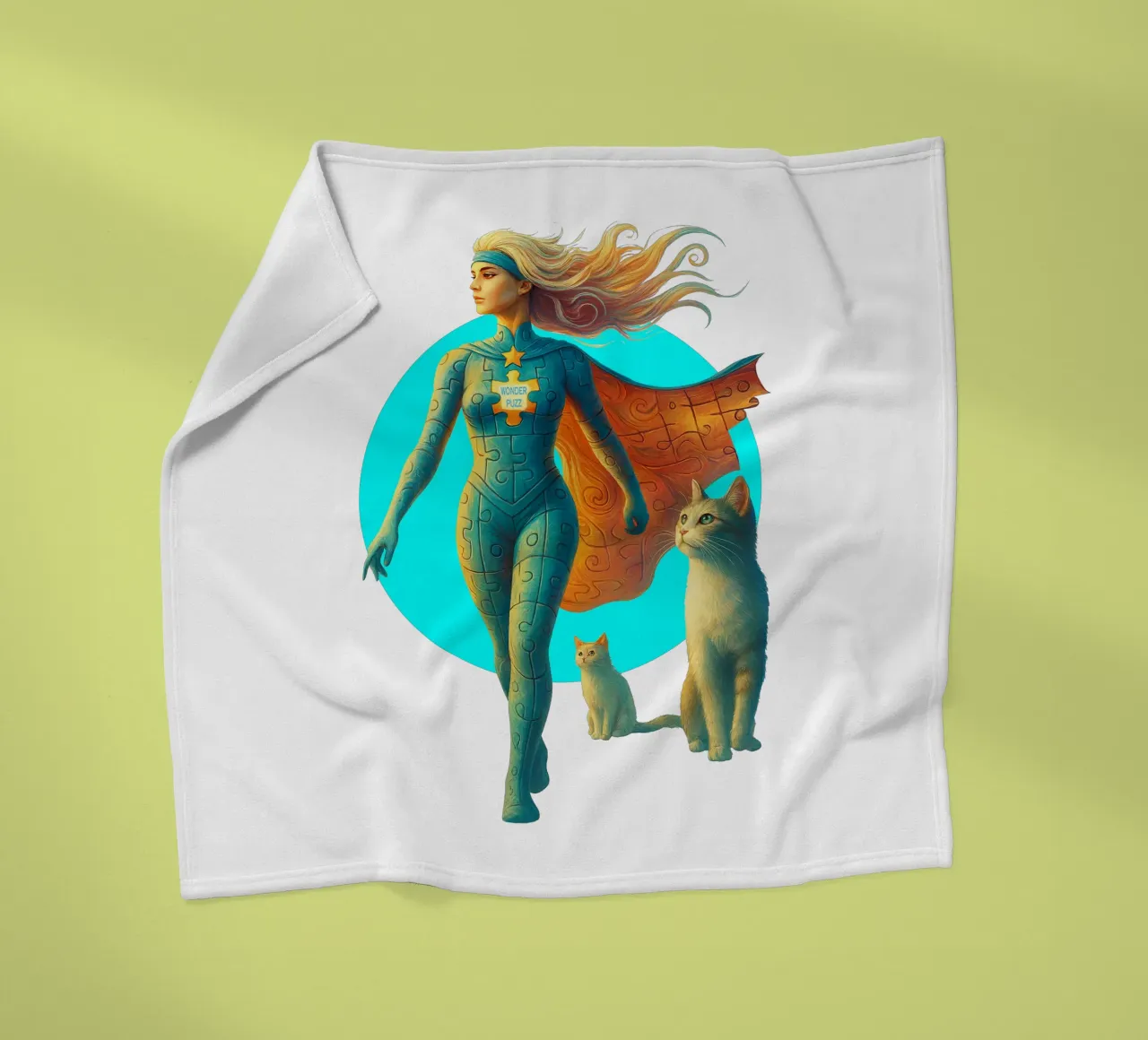 WONDER PUZZ coperta in pile da Vintage Van Gogh