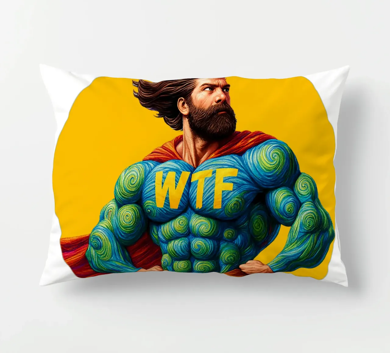 WTF MAN cuscino da Vintage Van Gogh