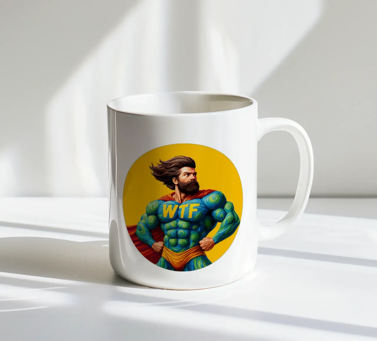 WTF MAN tazza in ceramica da Vintage Van Gogh