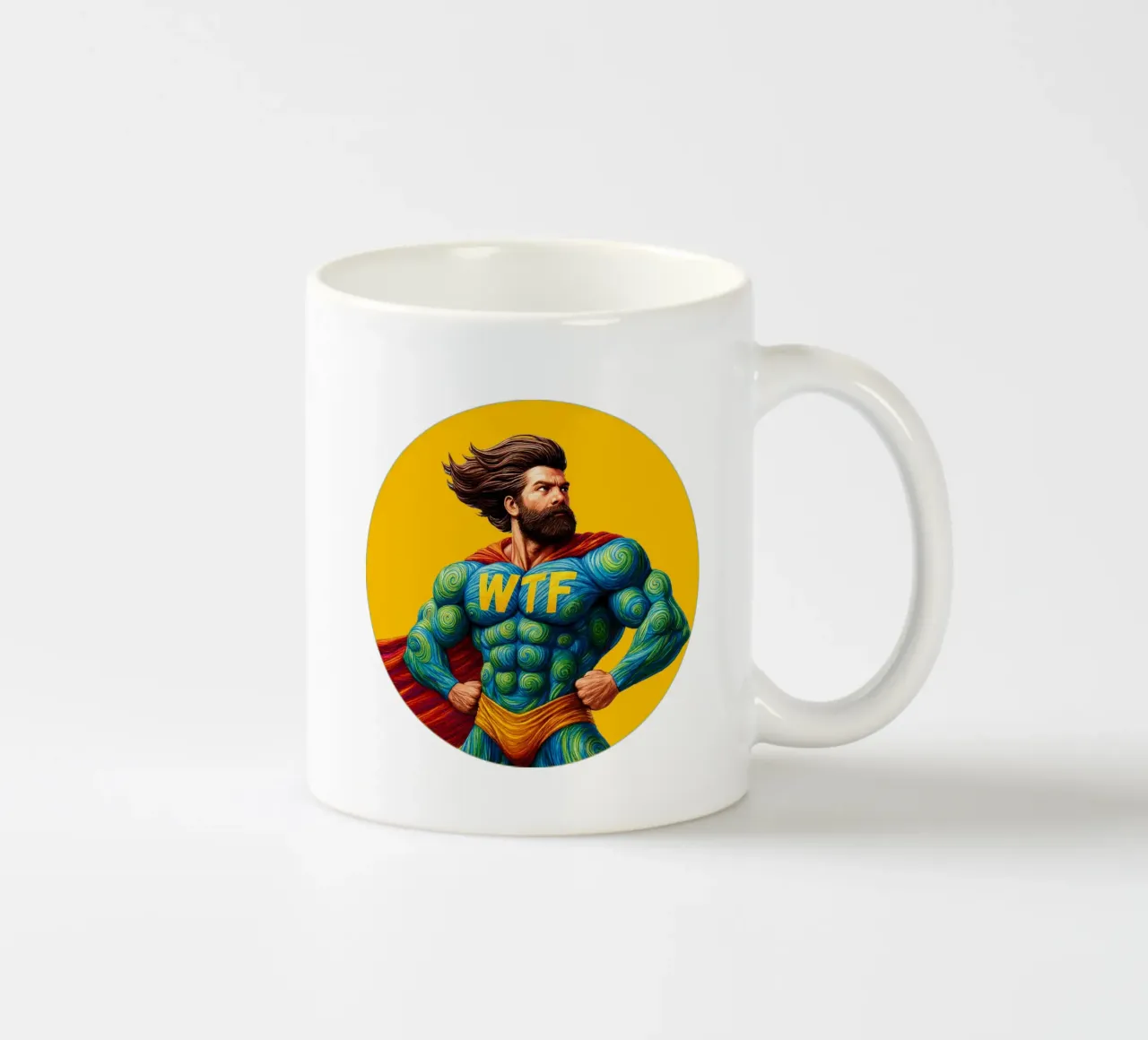 WTF MAN tazza in ceramica da Vintage Van Gogh
