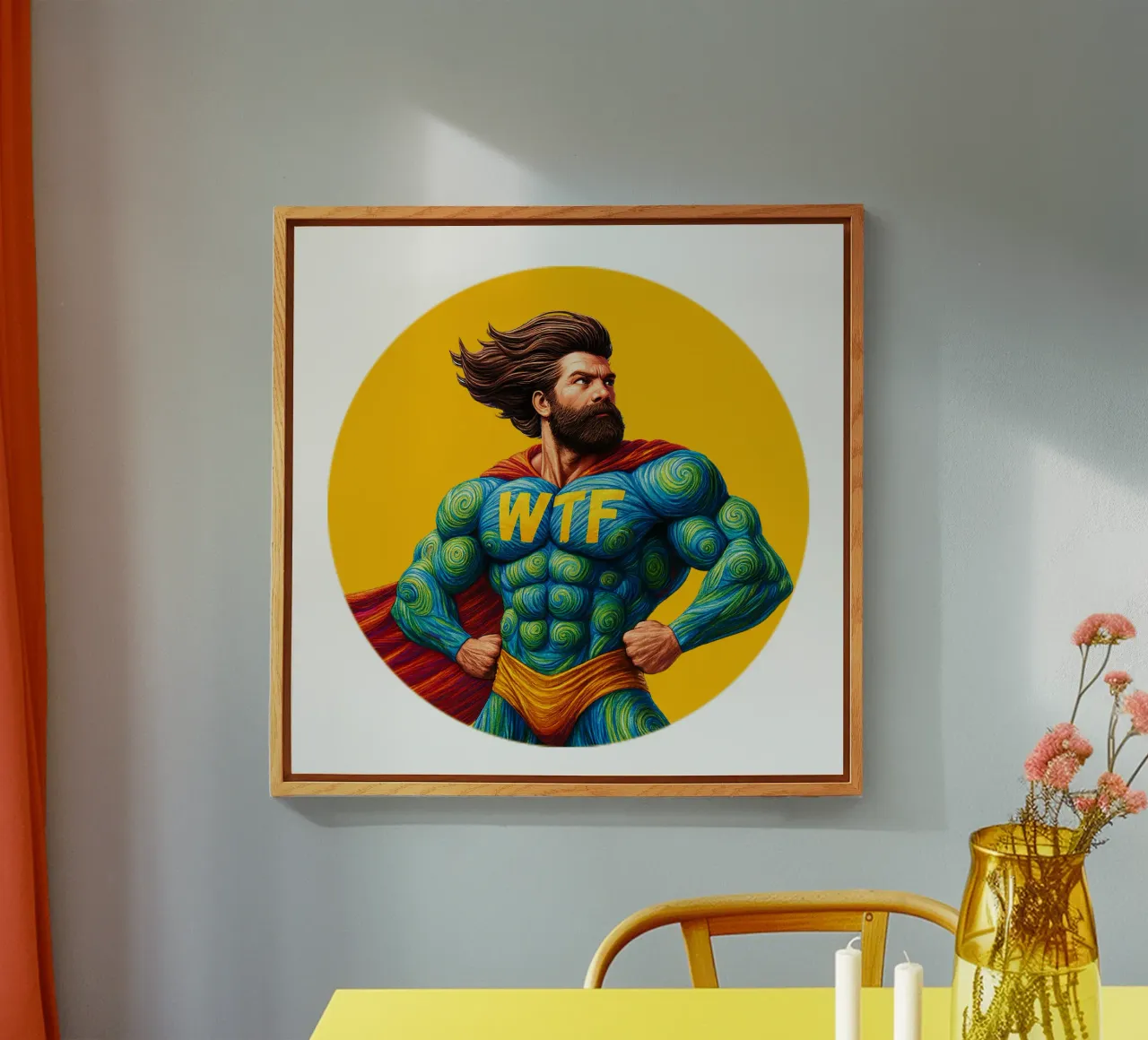 WTF MAN plexiglass da Vintage Van Gogh