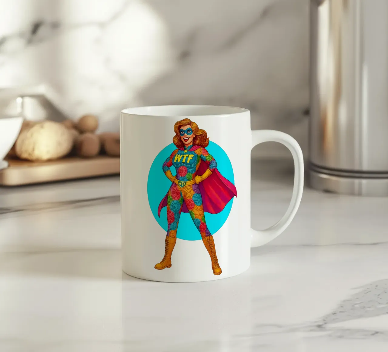 WTF WOMAN tazza in ceramica da Vintage Van Gogh