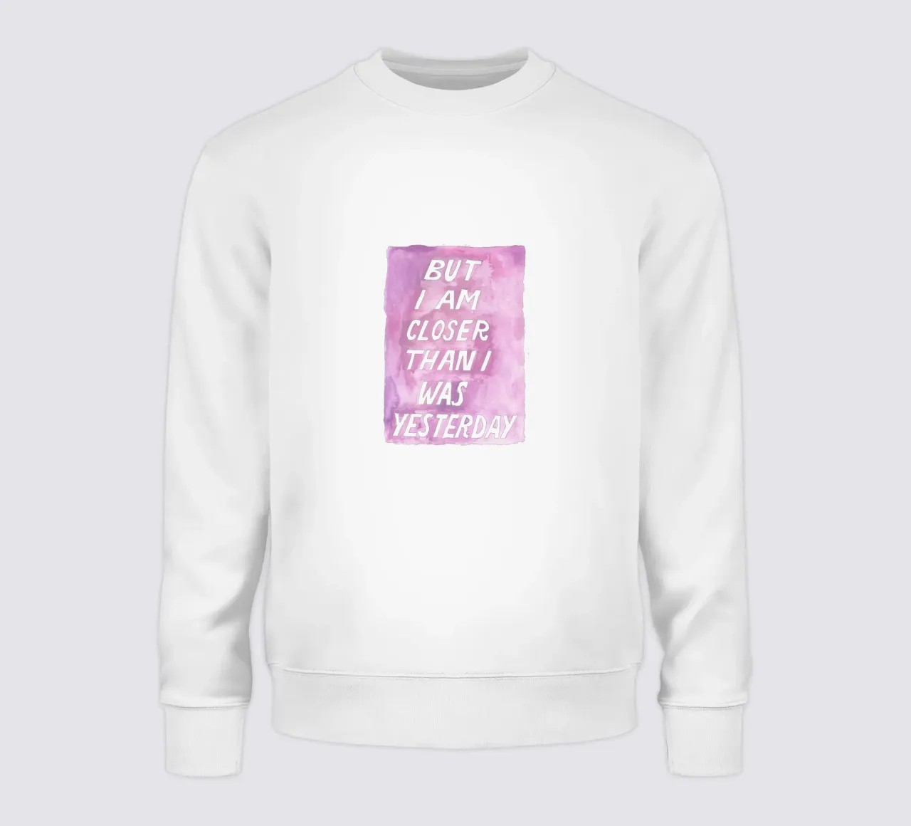 But I am closer felpa da Brushmeetspaper