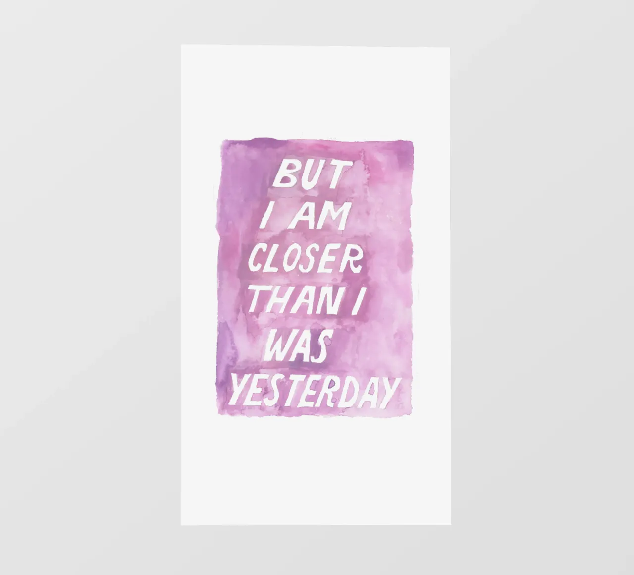 But I am closer telo in pvc da Brushmeetspaper