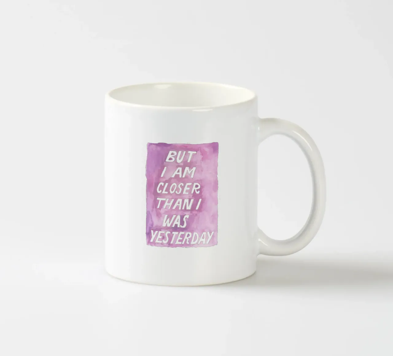But I am closer tazza in ceramica da Brushmeetspaper