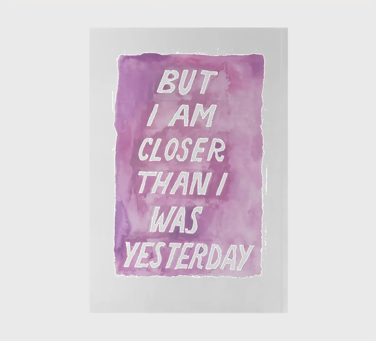 But I am closer notebook by Brushmeetspaper
