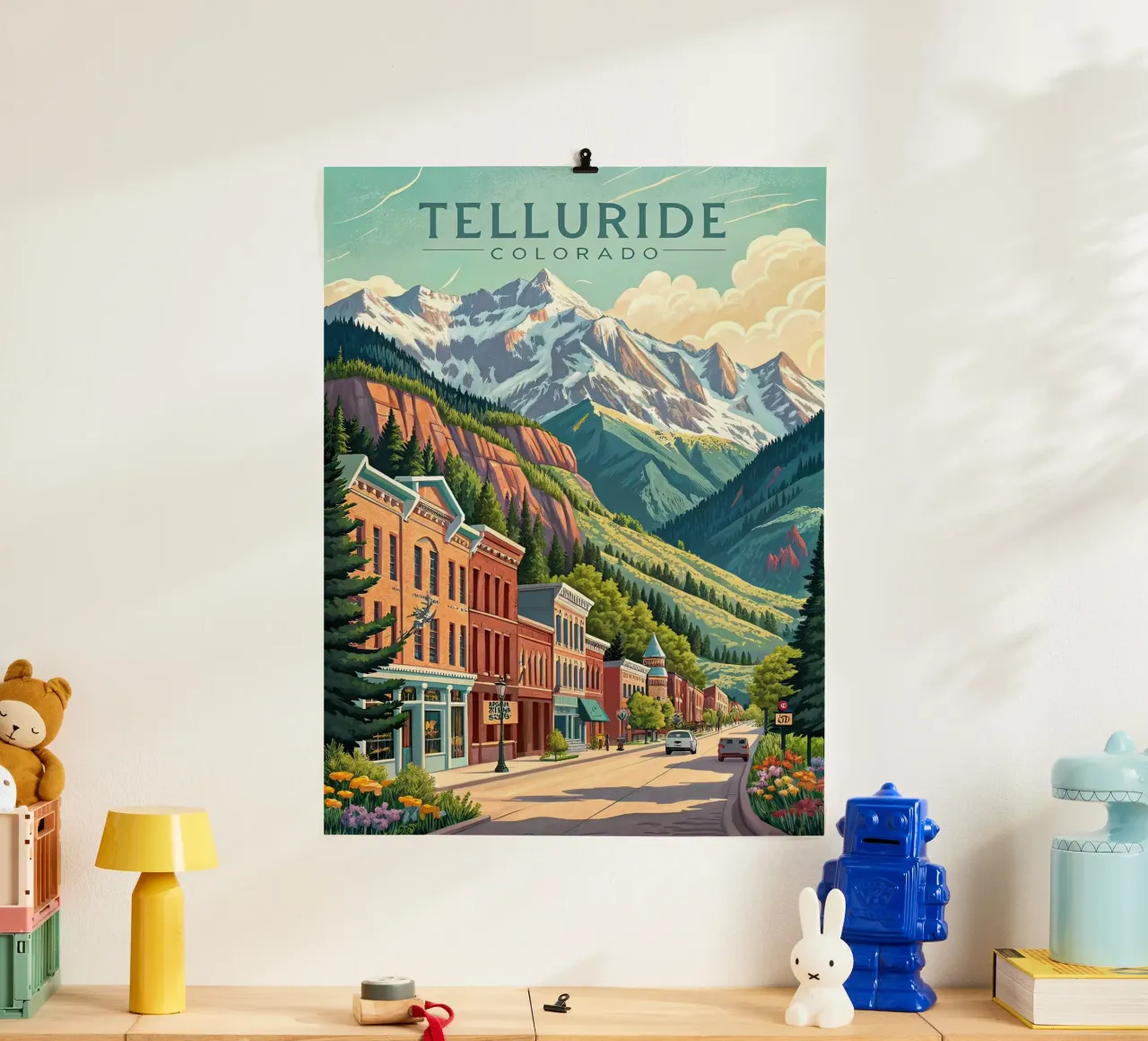 Poster di viaggio di Telluride Colorado poster da 🥝 KIWI STORE