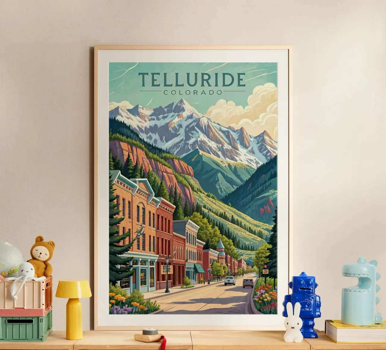 Poster di viaggio di Telluride Colorado poster da 🥝 KIWI STORE