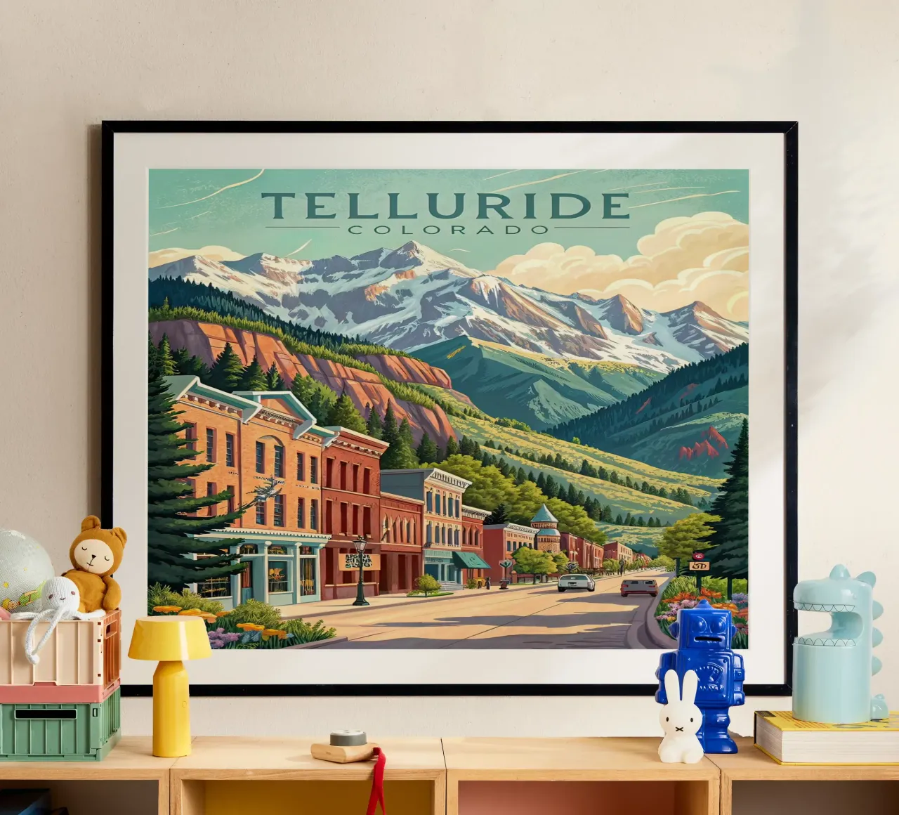 Poster di viaggio di Telluride Colorado poster da 🥝 KIWI STORE