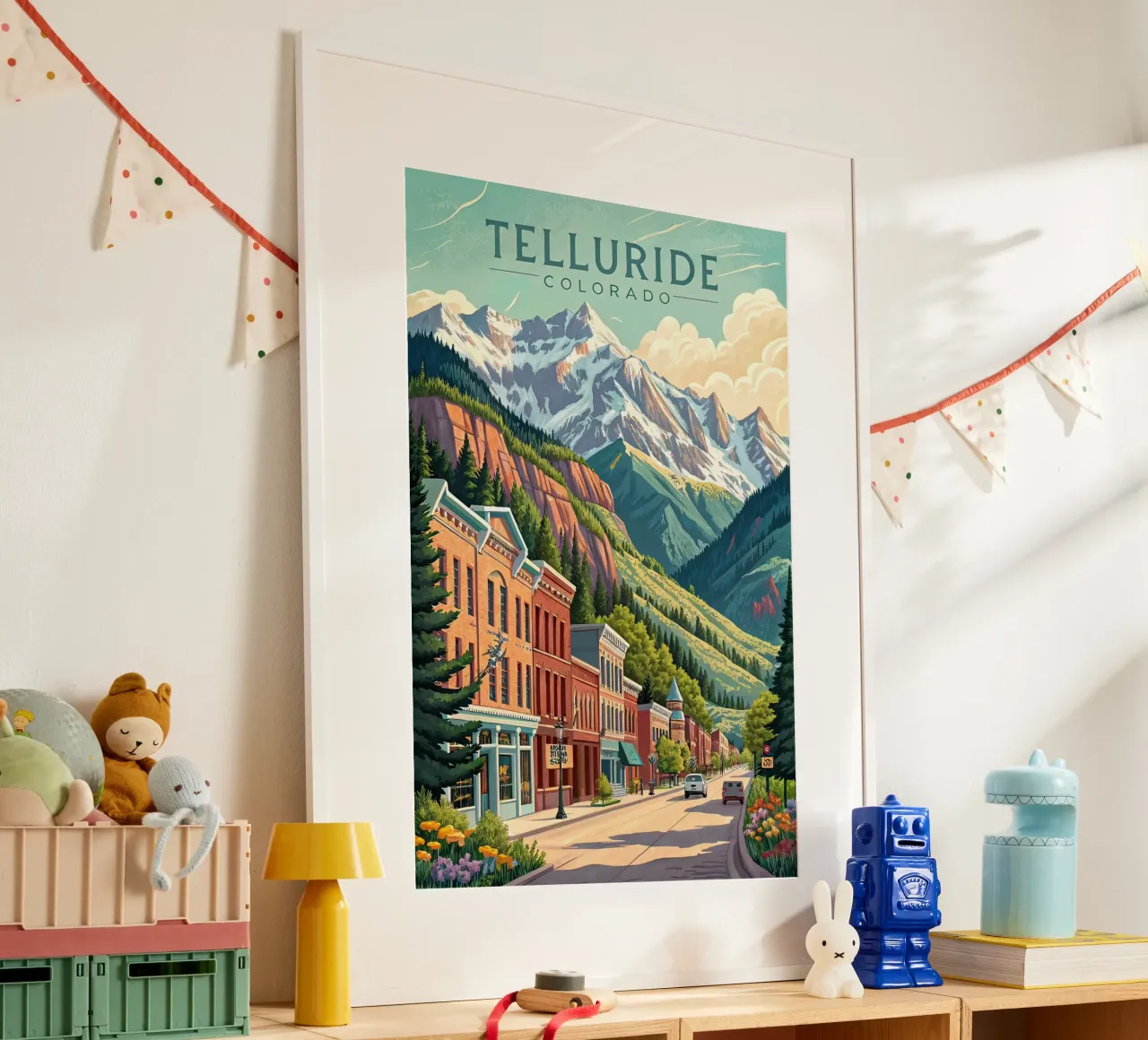 Poster di viaggio di Telluride Colorado poster da 🥝 KIWI STORE