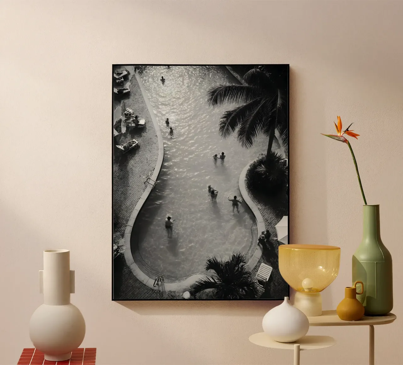 Retro Poolside plexiglass da Mononoir