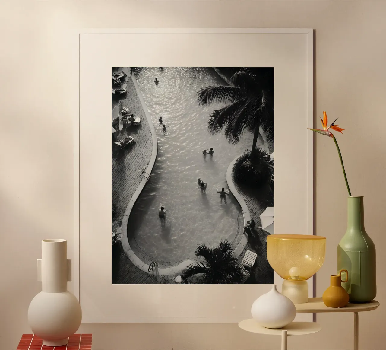 Retro Poolside poster da Mononoir