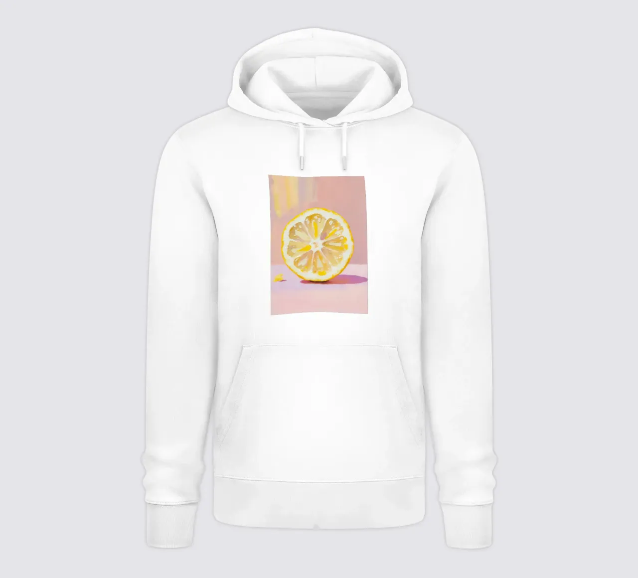 Lemon Slice Painting felpa con cappuccio da Attaboy Dsgn