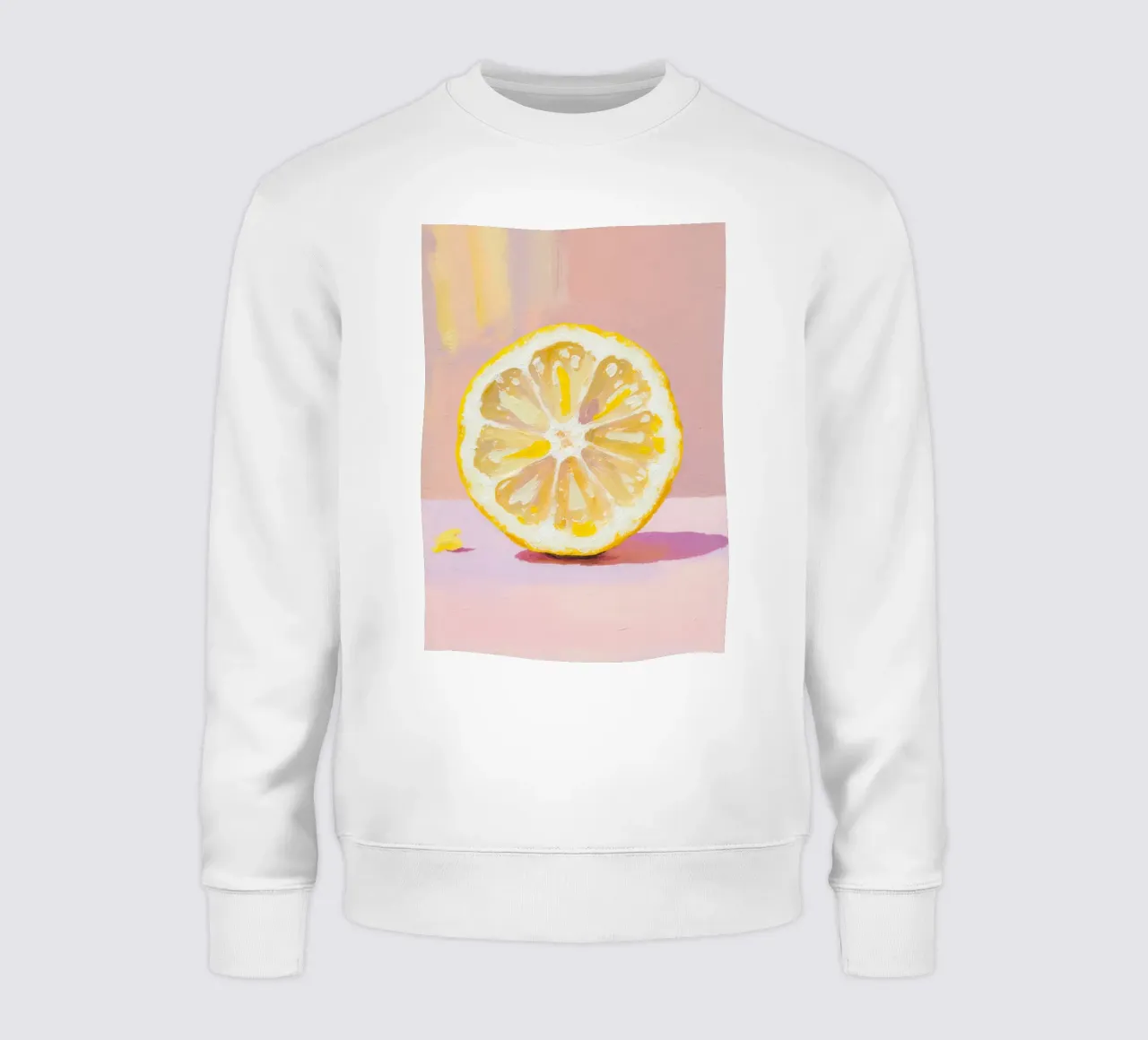 Lemon Slice Painting sweatshirt van Attaboy Dsgn