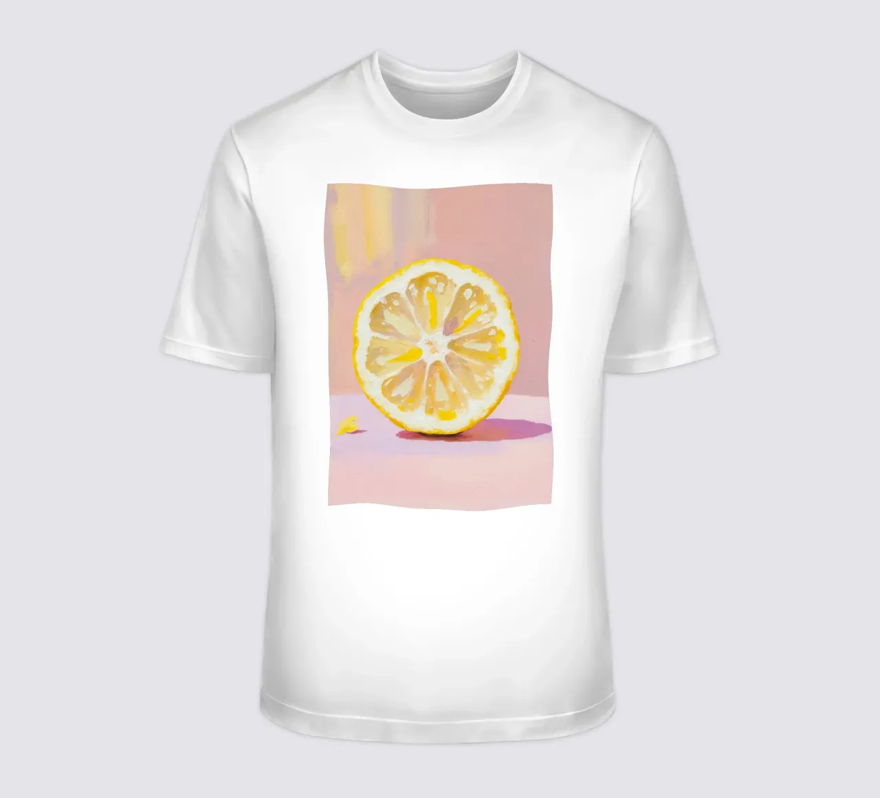 Lemon Slice Painting t-shirt da Attaboy Dsgn