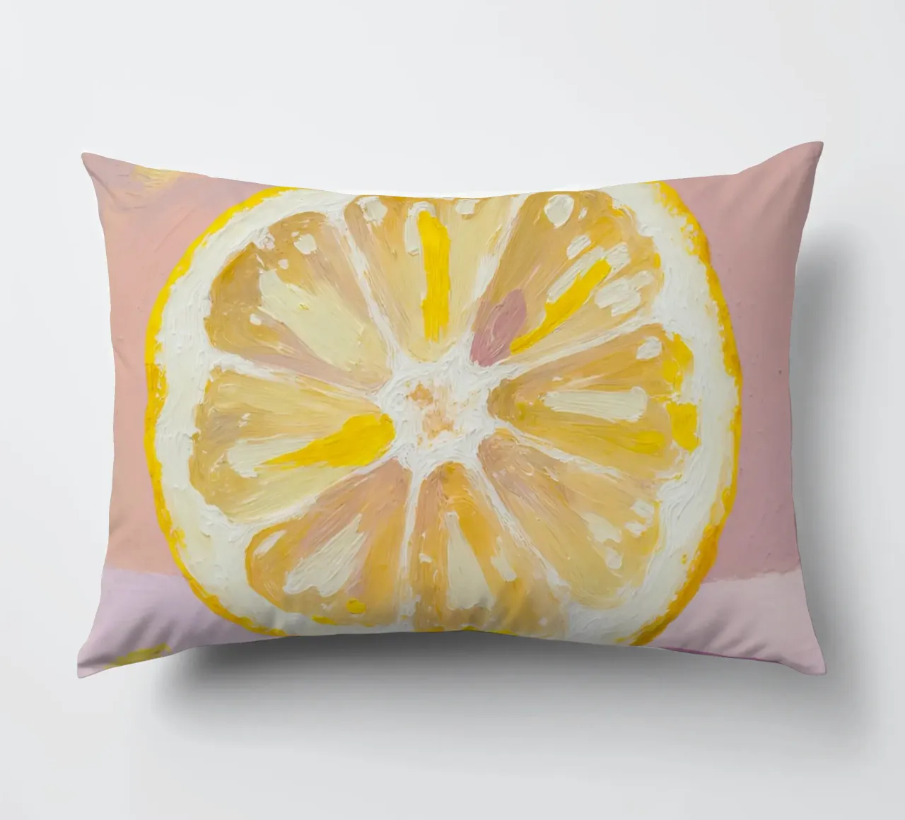 Lemon Slice Painting cuscino da Attaboy Dsgn