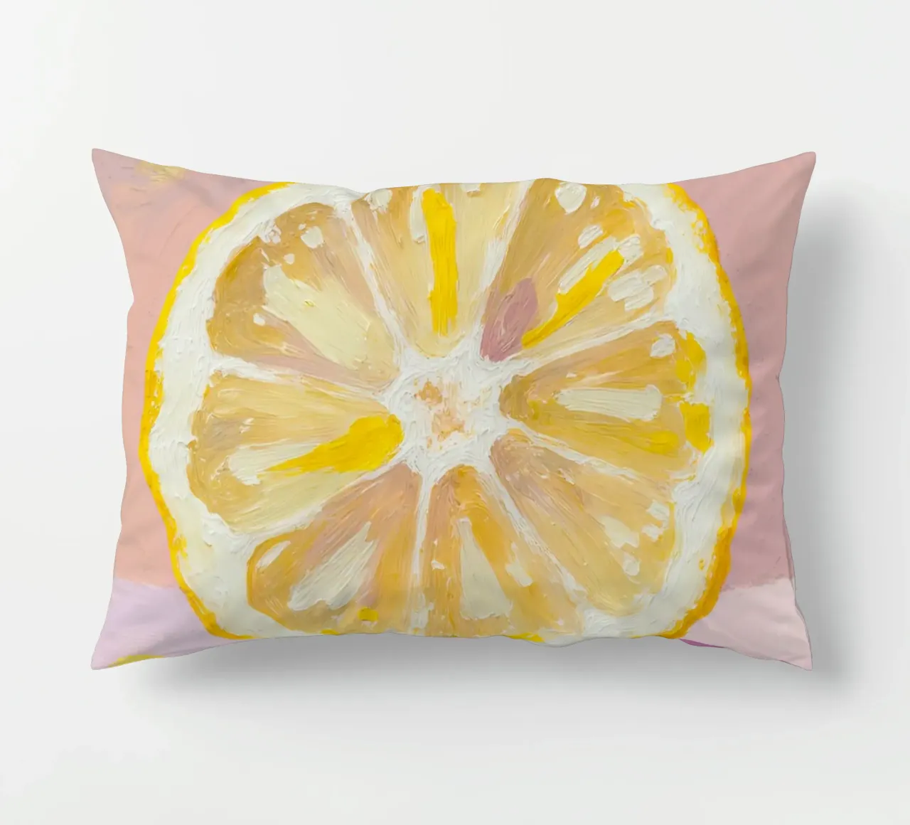 Lemon Slice Painting cuscino da Attaboy Dsgn