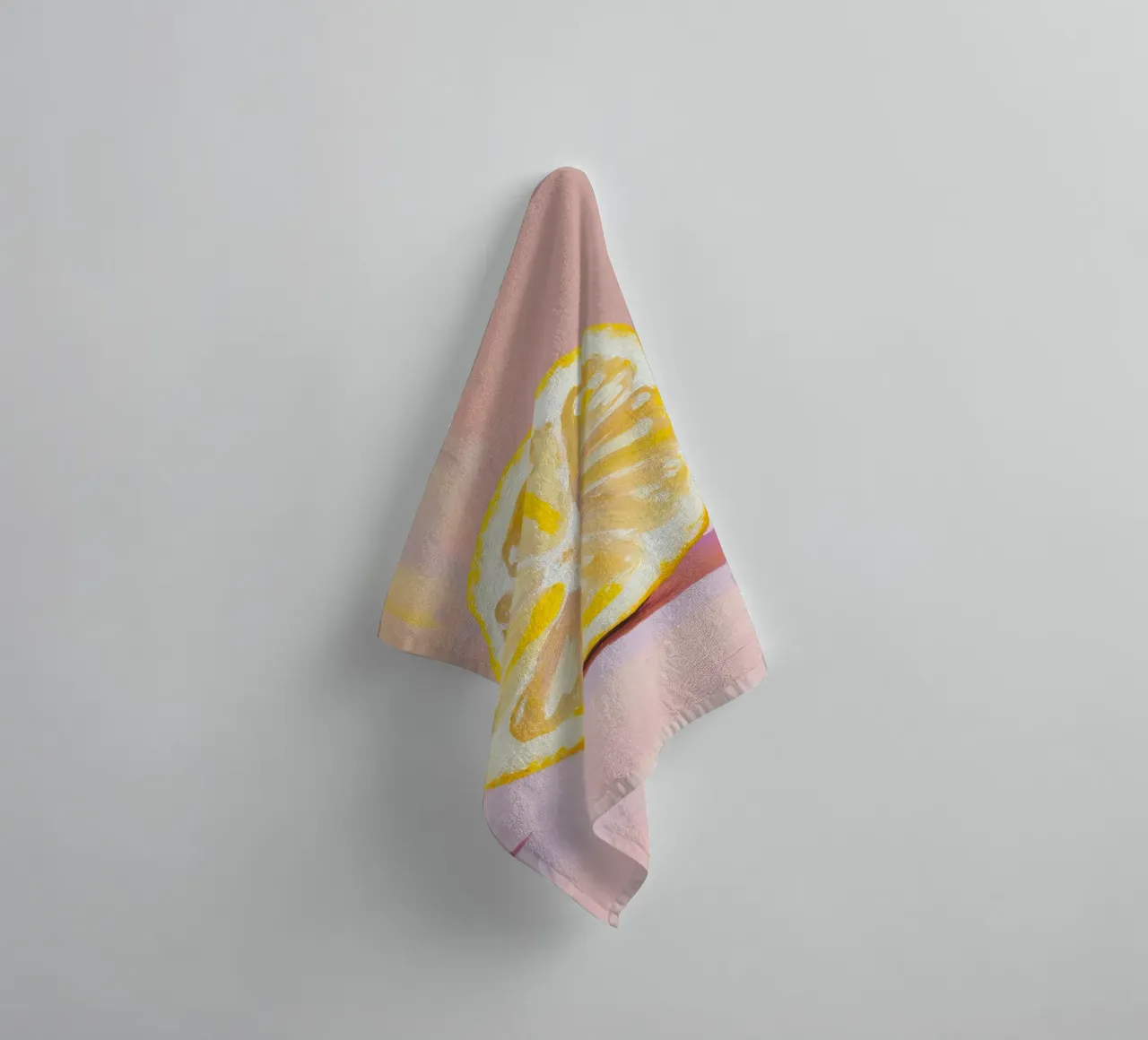Lemon Slice Painting asciugamano da bagno da Attaboy Dsgn