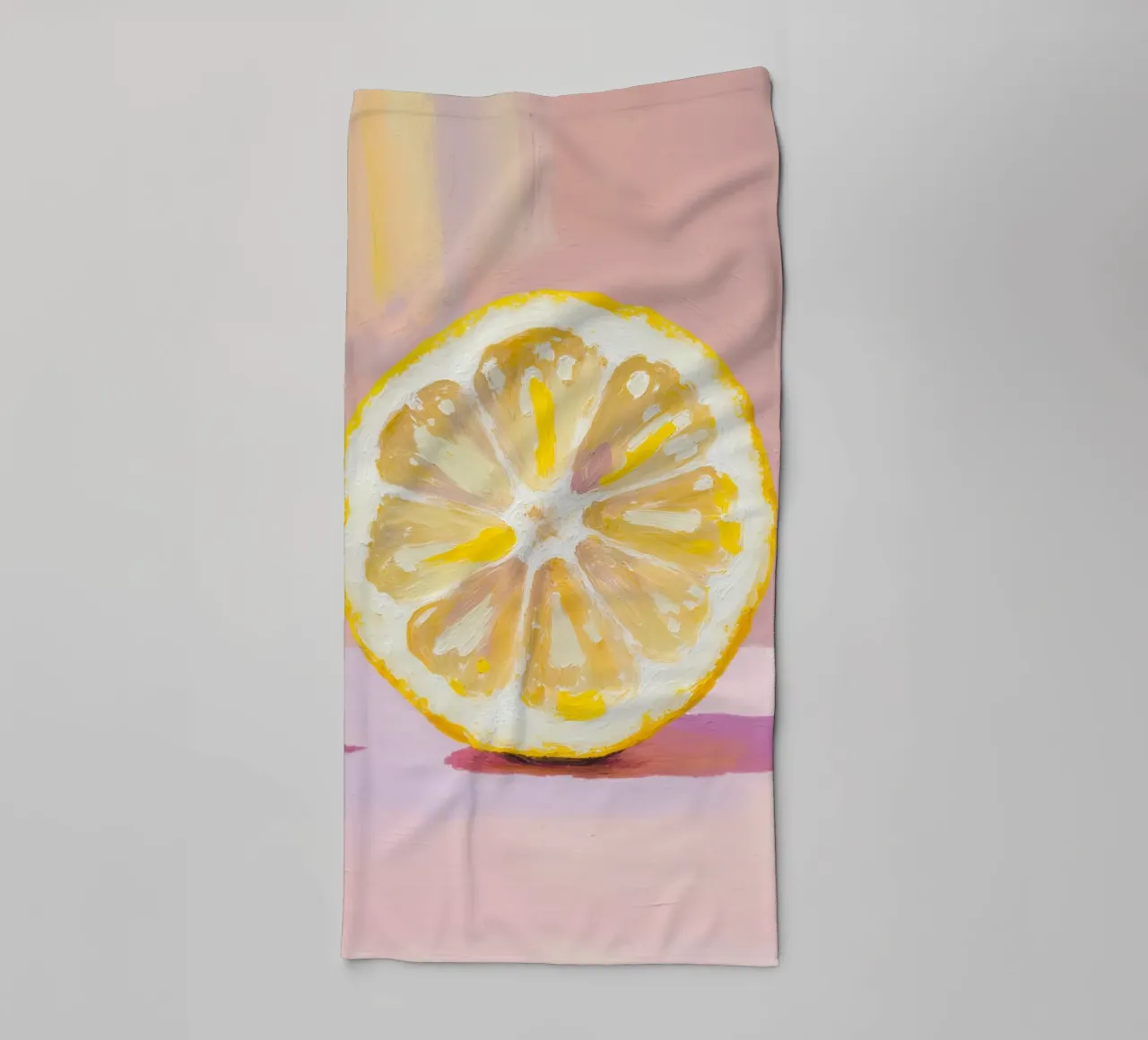 Lemon Slice Painting asciugamano da bagno da Attaboy Dsgn