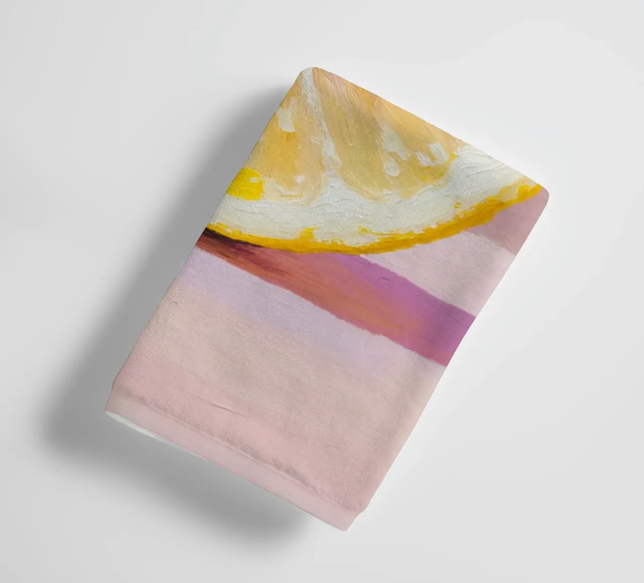 Lemon Slice Painting asciugamano da bagno da Attaboy Dsgn