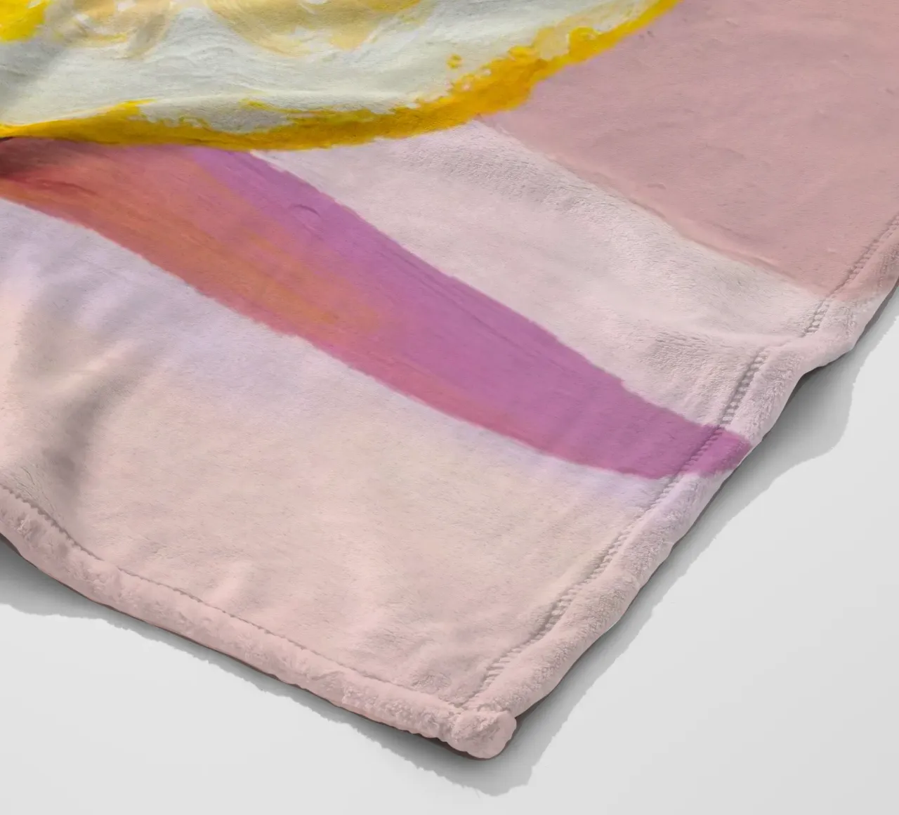 Lemon Slice Painting coperta in pile da Attaboy Dsgn