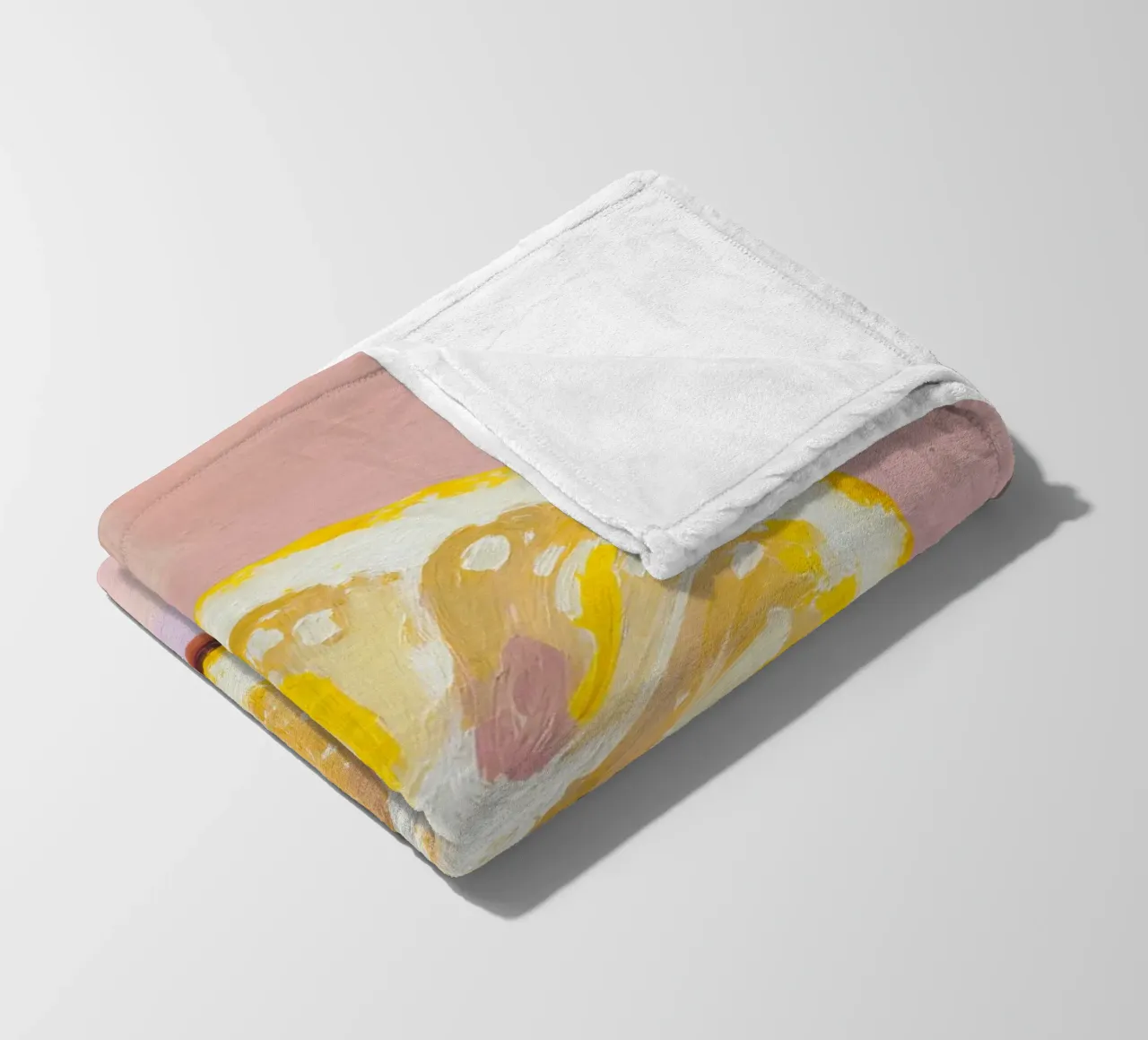 Lemon Slice Painting coperta in pile da Attaboy Dsgn