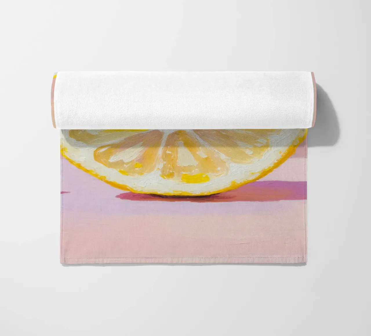 Lemon Slice Painting telo mare da Attaboy Dsgn