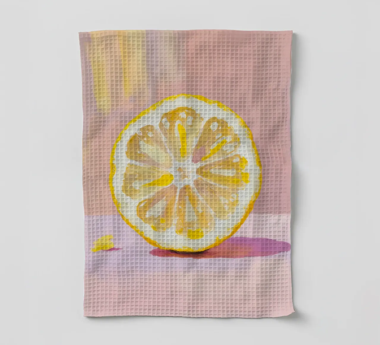 Lemon Slice Painting canovaccio da cucina da Attaboy Dsgn
