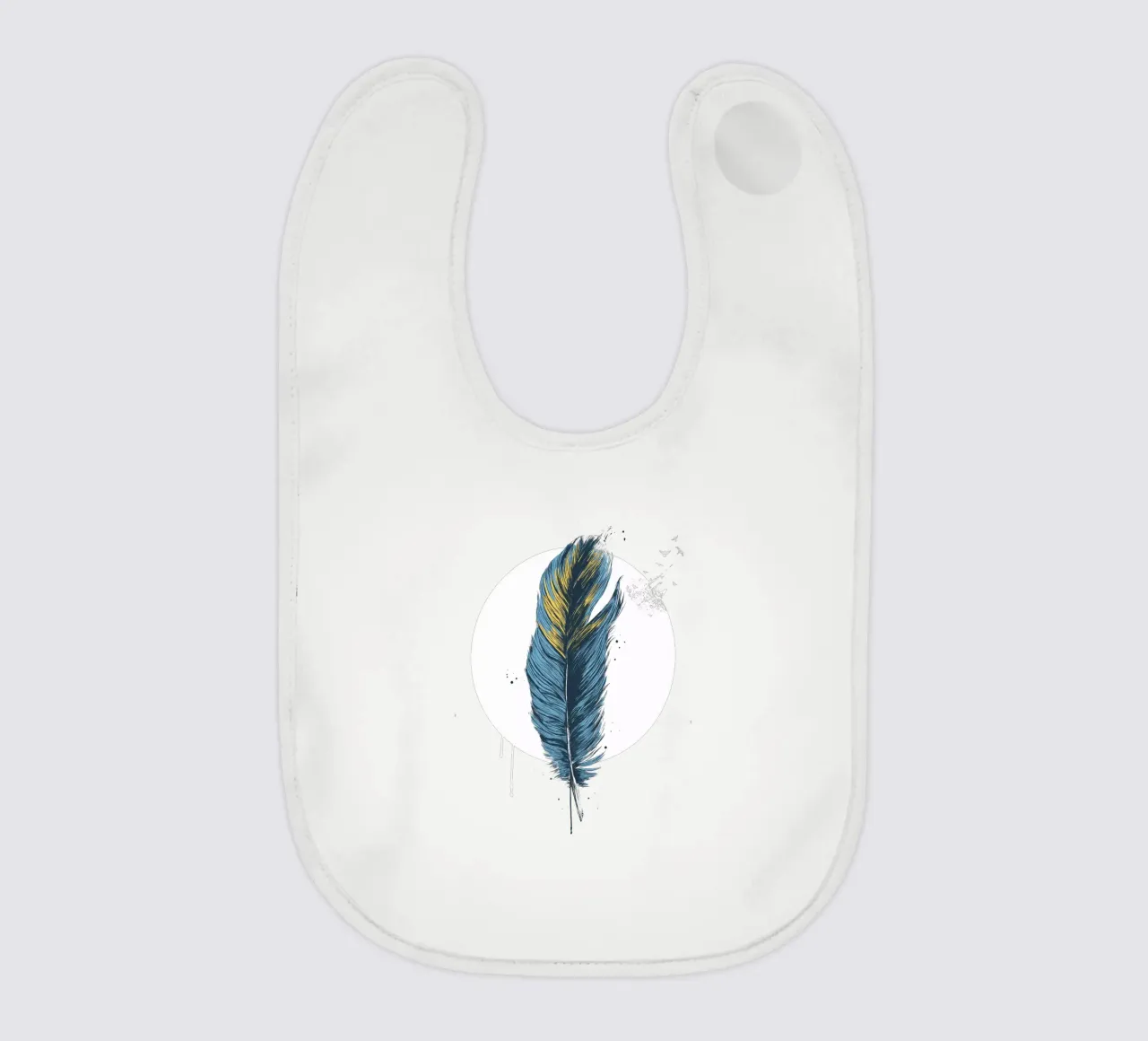 Feather in a circle III bavaglino da Balazs Solti