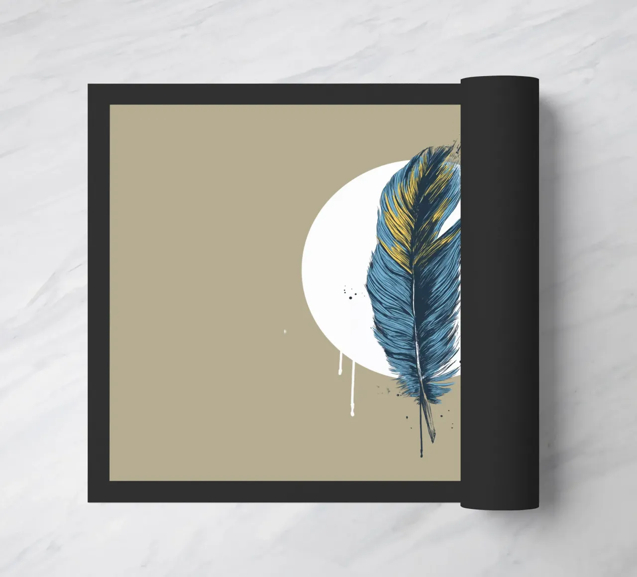 Feather in a circle III zerbino da Balazs Solti