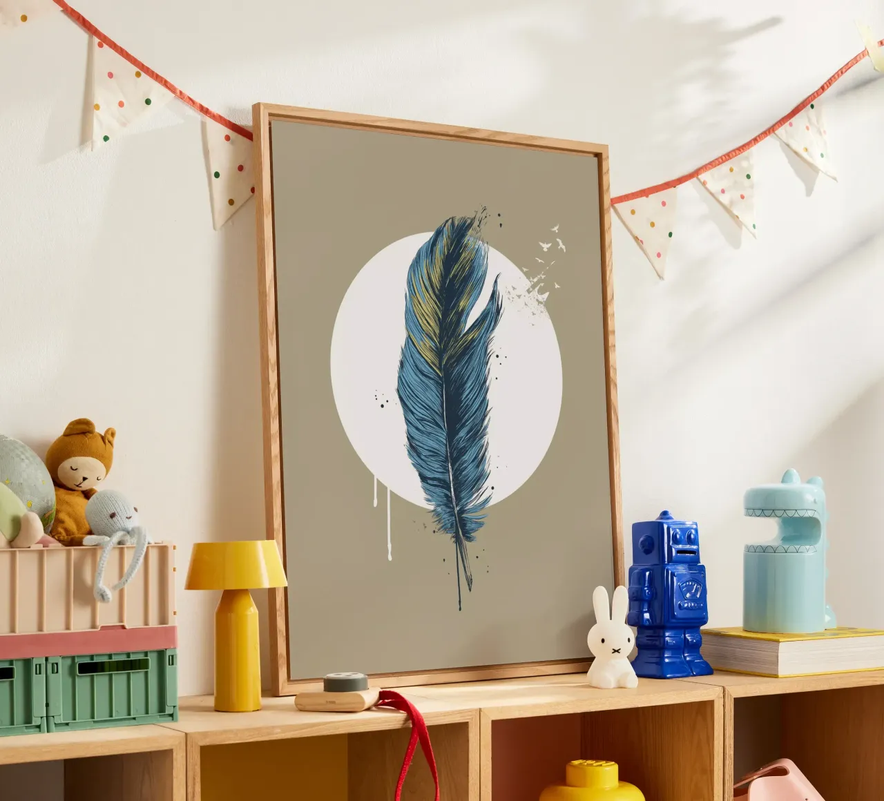 Feather in a circle III plexiglass da Balazs Solti