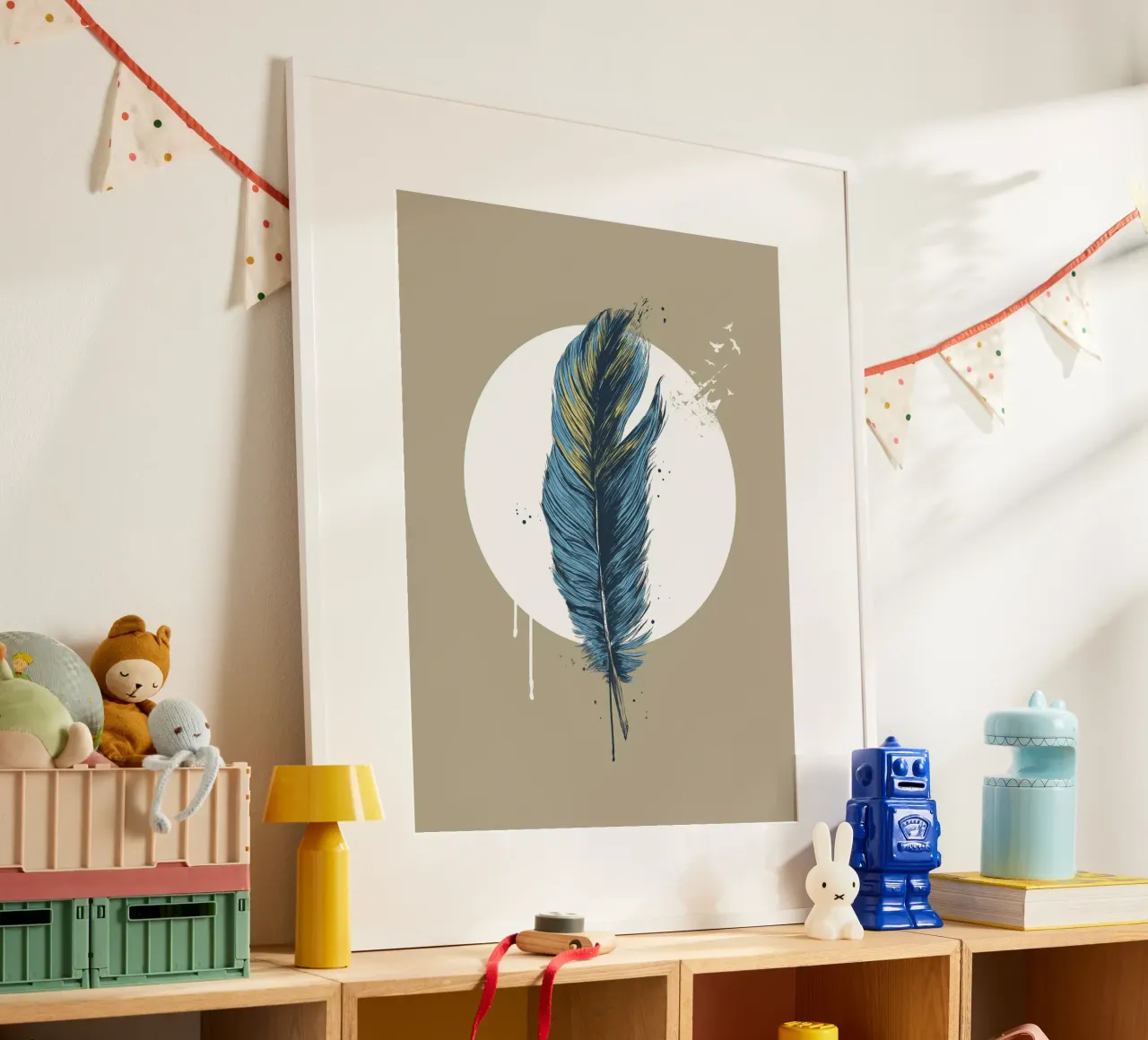 Feather in a circle III carta hahnemühle da Balazs Solti