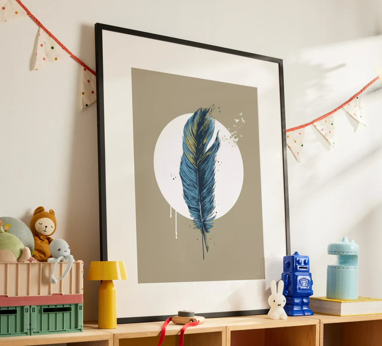 Feather in a circle III carta hahnemühle da Balazs Solti