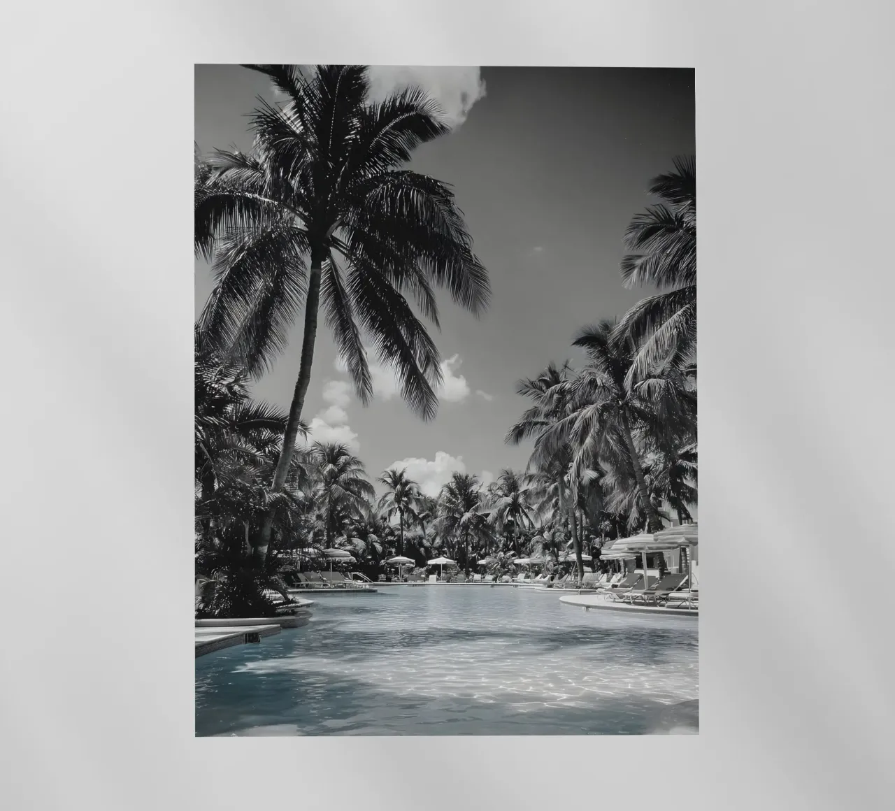 Retro Poolside pellicola backlit da Mononoir