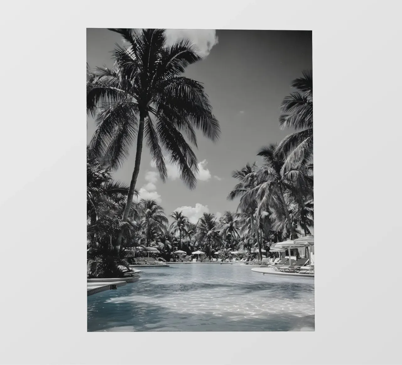 Retro Poolside pellicola backlit da Mononoir